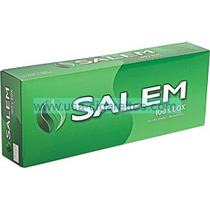 Salem 100's Menthol box cigarettes